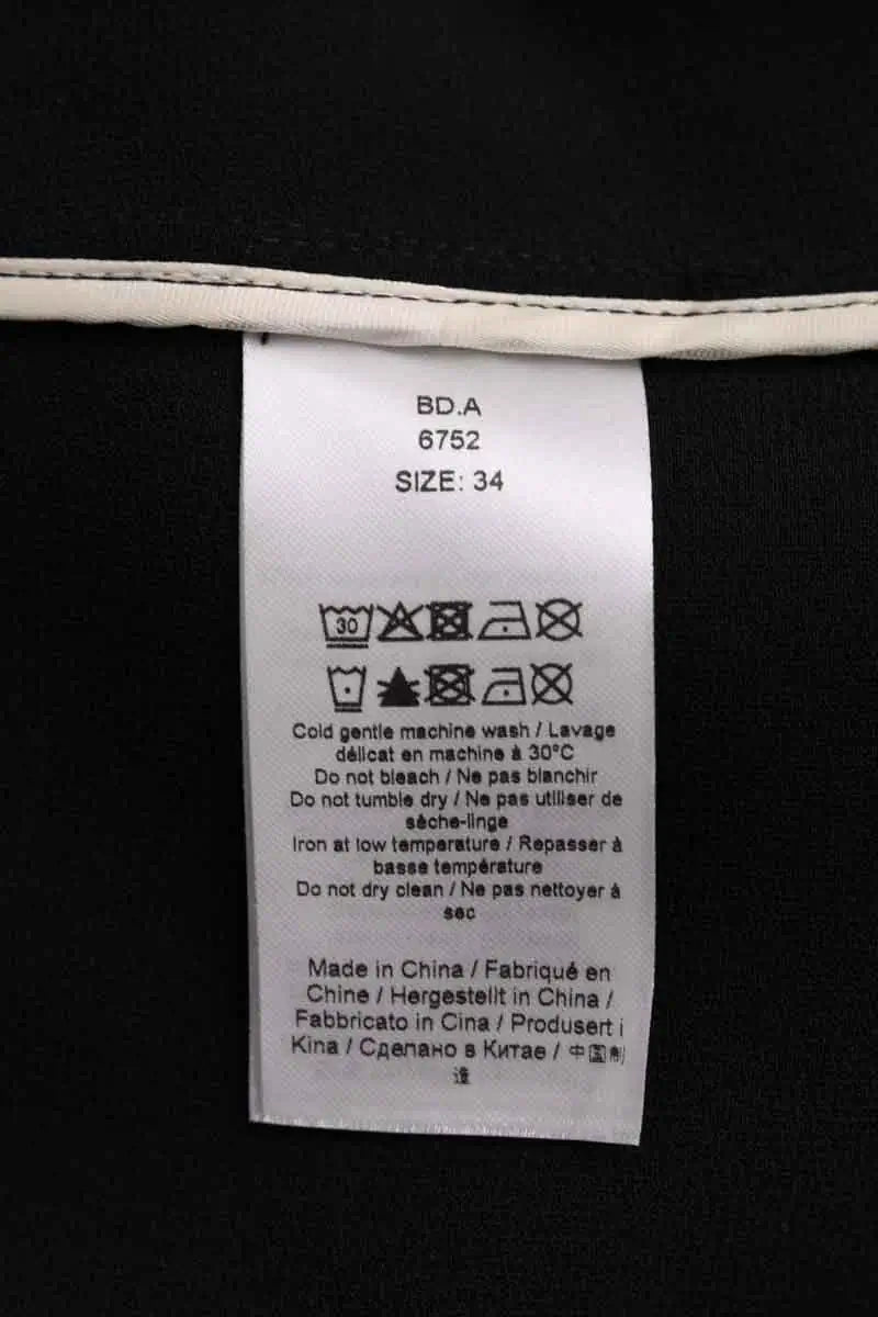 Robe Ganni Noir en Synthétique