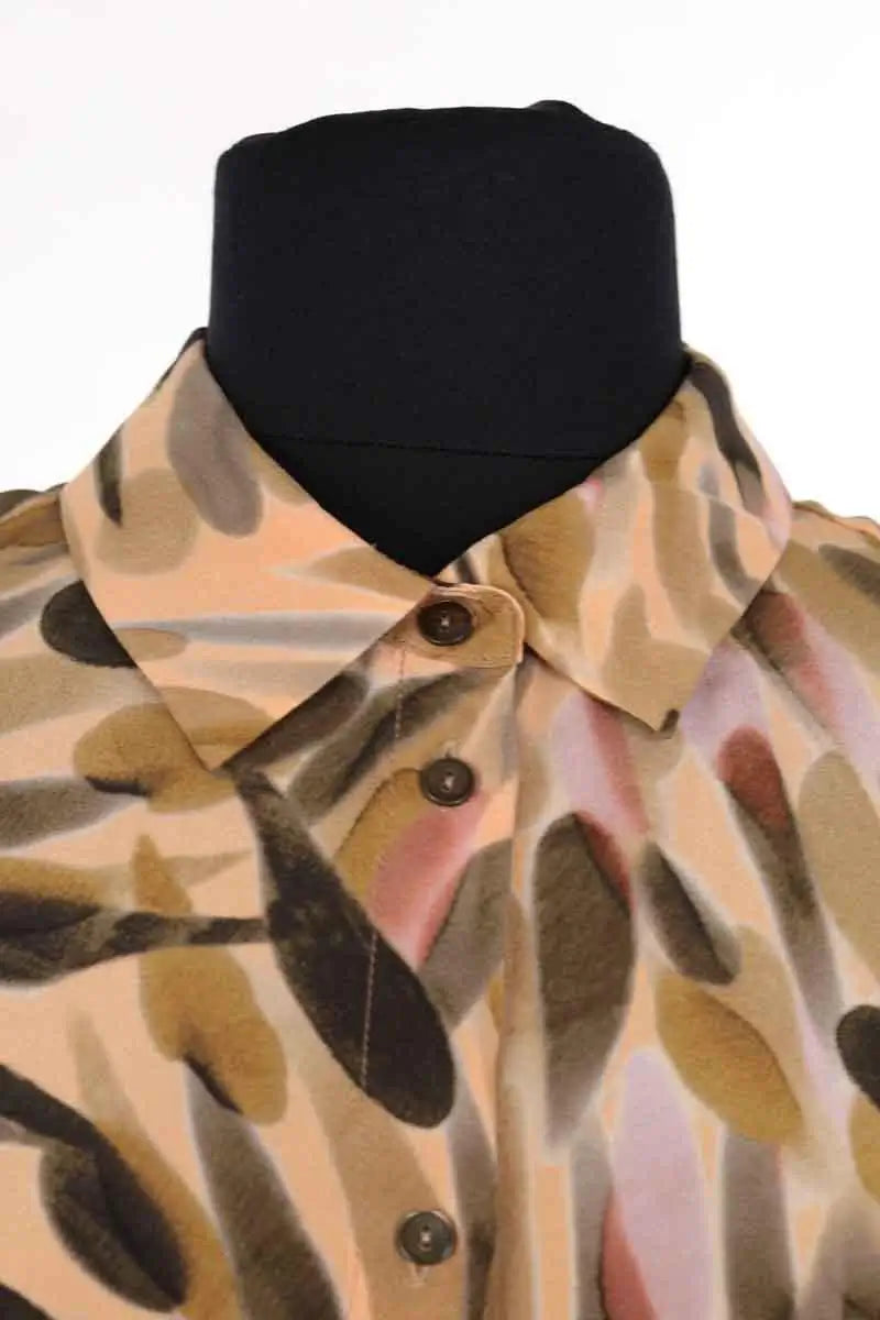Chemise Momoni Beige en Soie