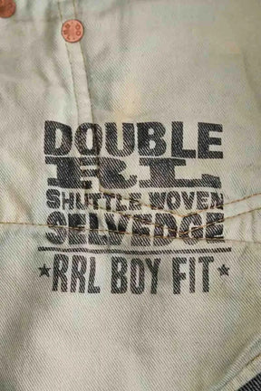 Jean droit Ralph Lauren Bleu en Coton