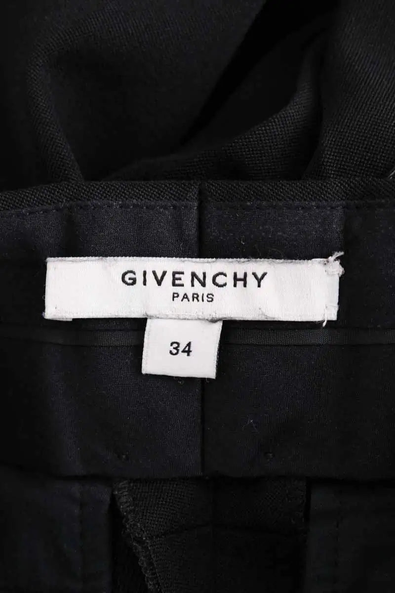 Pantalon droit Givenchy Noir en Laine
