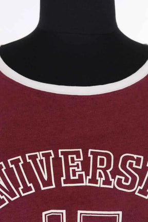 T-shirt Ba&Sh Bordeaux en Coton