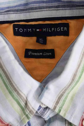Chemise Tommy Hilfiger Bleu en Lin