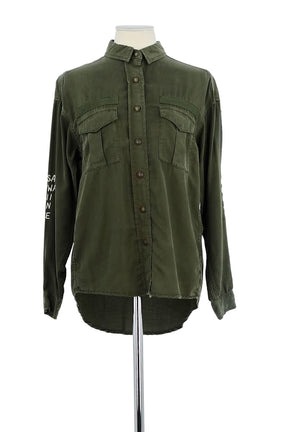 Chemise The Kooples  Kaki