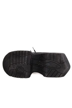 Baskets Louis Vuitton Arclight 2.0 platforme Noir en Tissu
