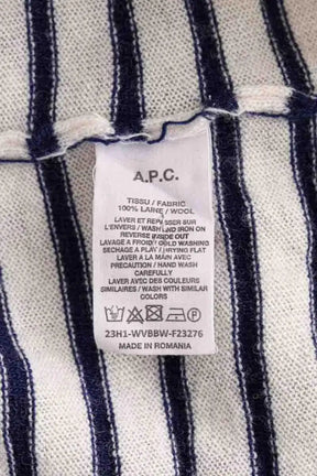 Pull APC Blanc en Laine