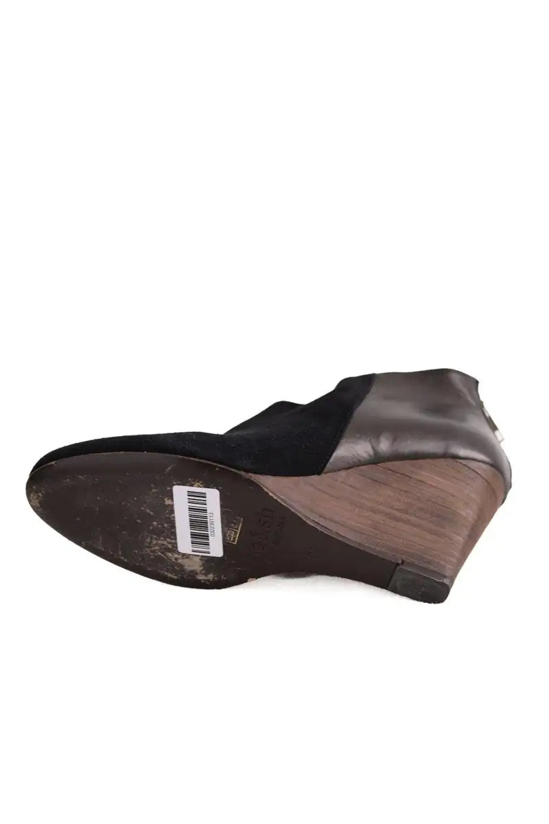 Boots Ba&Sh Noir en Cuir
