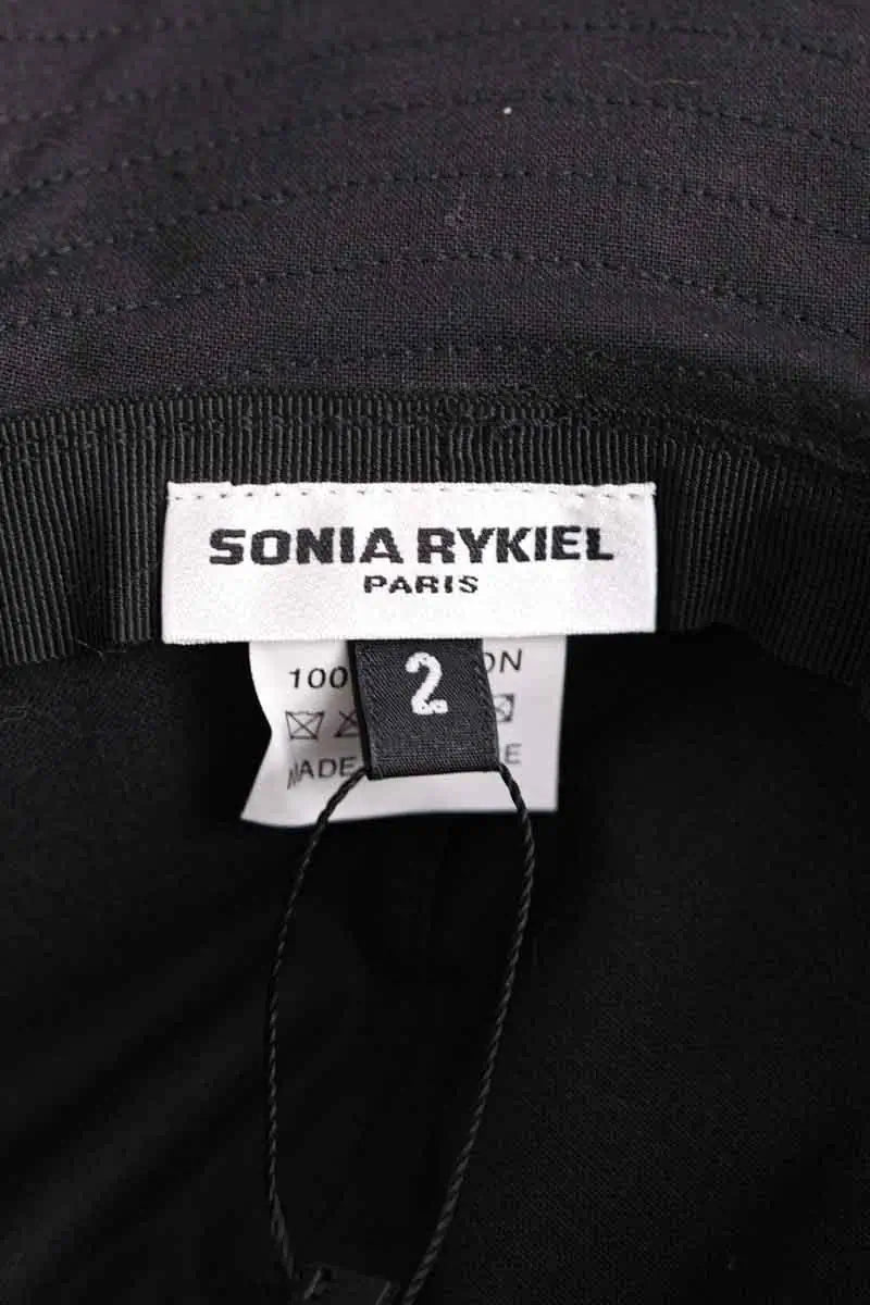 Chapeau Sonia Rykiel Noir en Coton