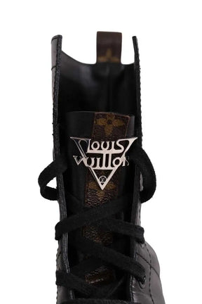 Boots à lacets Louis Vuitton Noir en Cuir