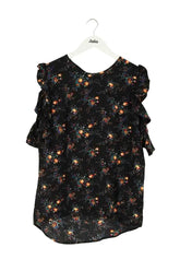 Blouse Sandro Noir en Viscose, taille M - Seconde Main