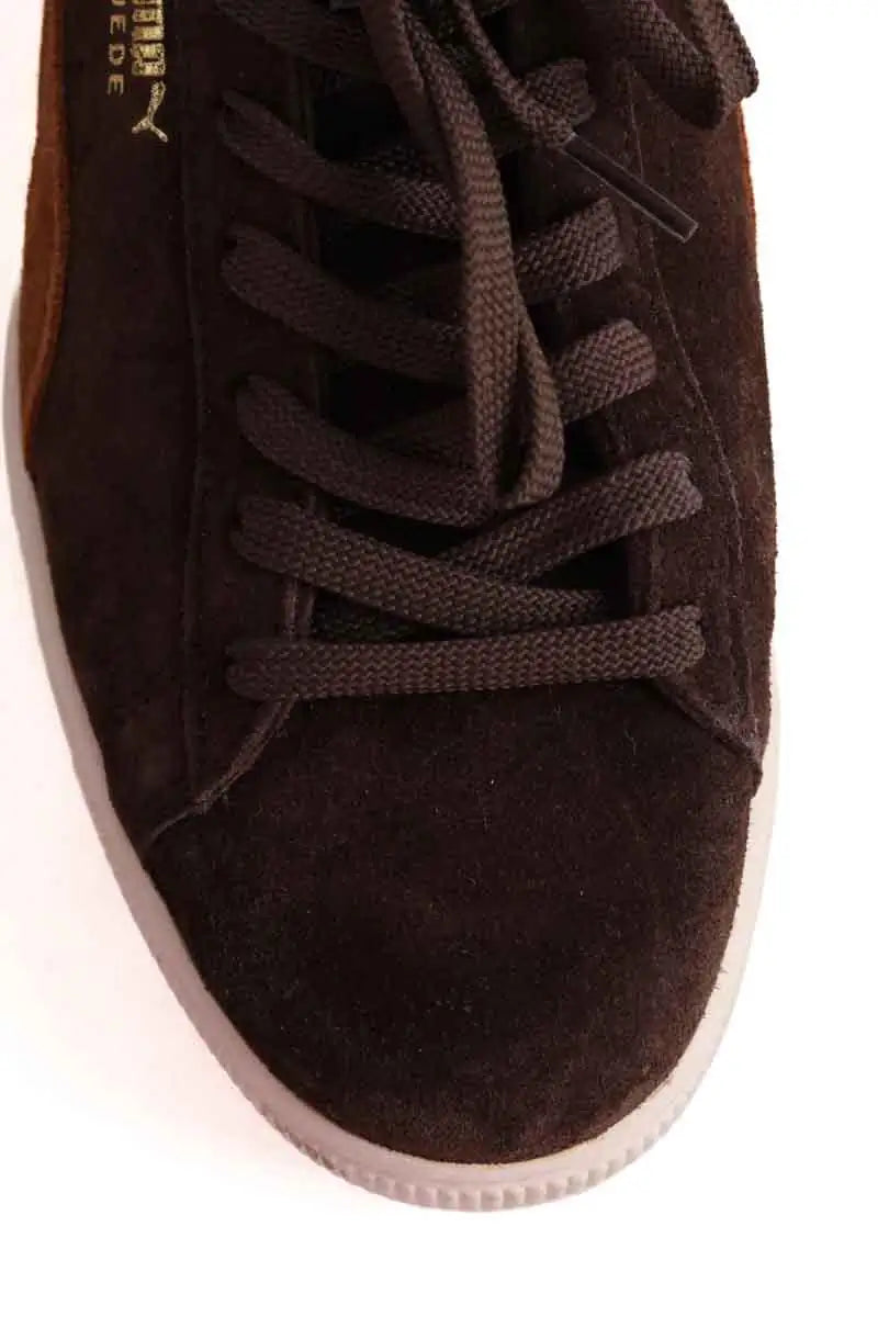 Baskets basses Puma Marron en Daim