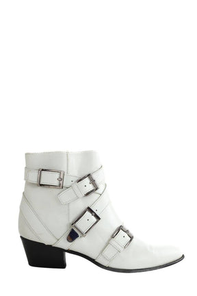 Boots à boucles Barbara Bui  Blanc