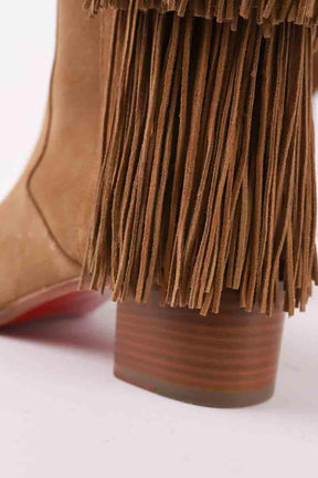 Bottes Christian Louboutin  Marron