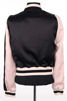Blouson Maje Noir en Synthétique