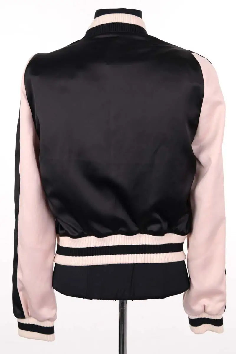 Blouson Maje Noir en Synthétique