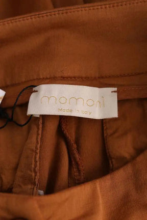 Pantalon droit Momoni Marron en Viscose