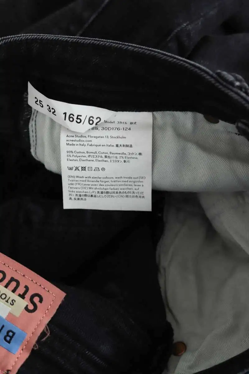 Jean slim Acne Studios  Noir