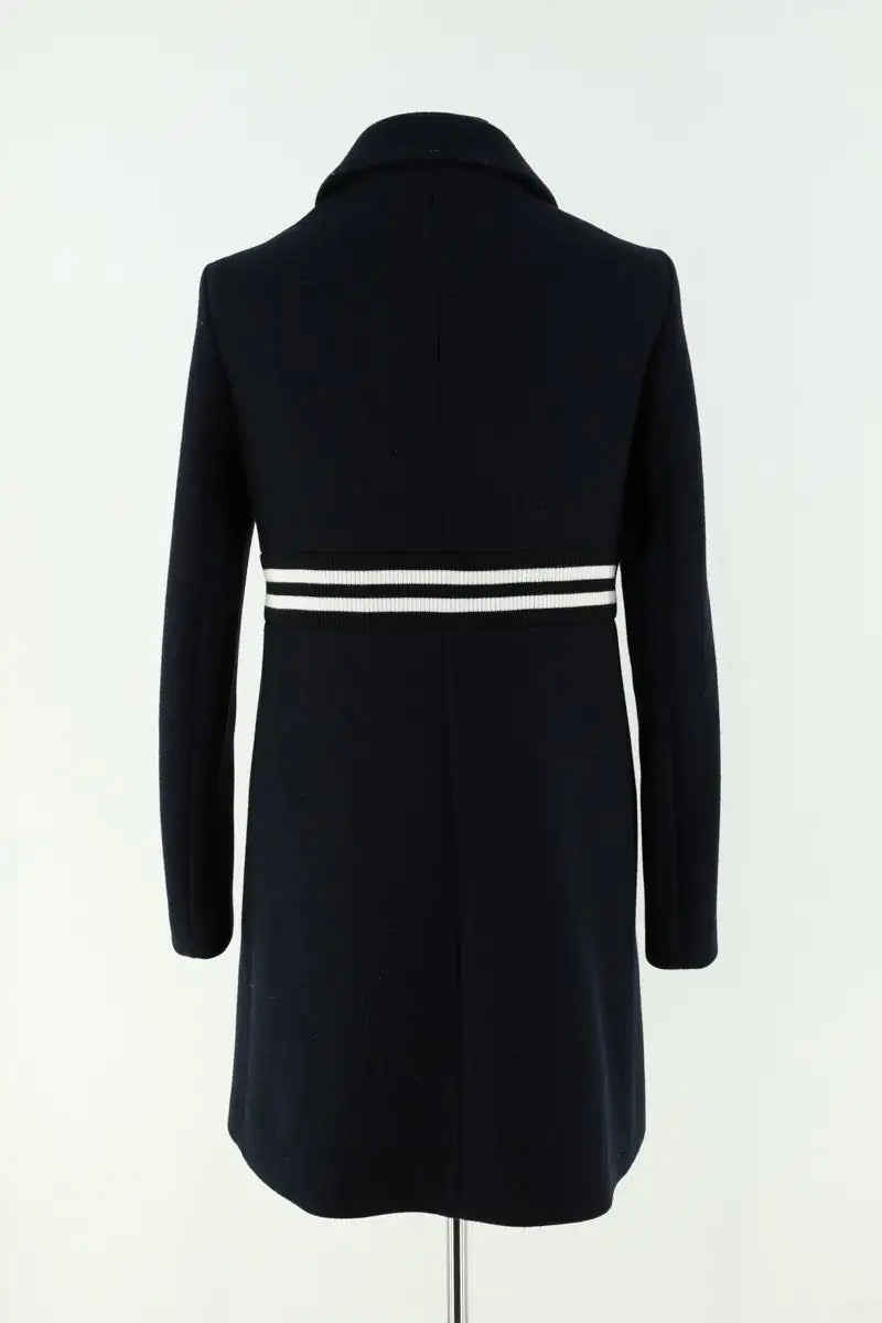 Manteau Maje Marine en Laine