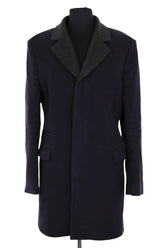 Manteau Kenzo Marine en Synthétique, taille XXL - Seconde Main
