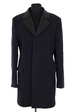 Manteau Kenzo Marine en Synthétique, taille XXL - Seconde Main
