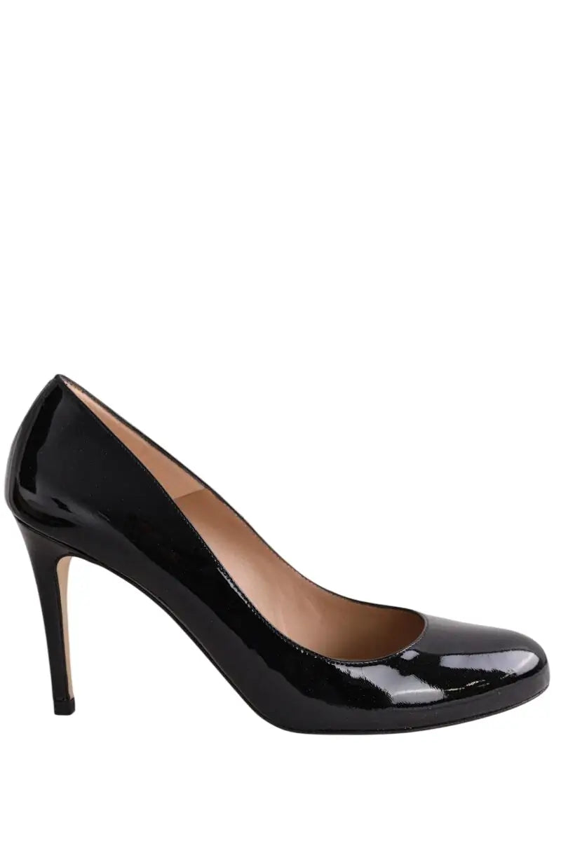 Talons LK Bennett Stila Noir en Cuir verni, taille 41 - Seconde Main