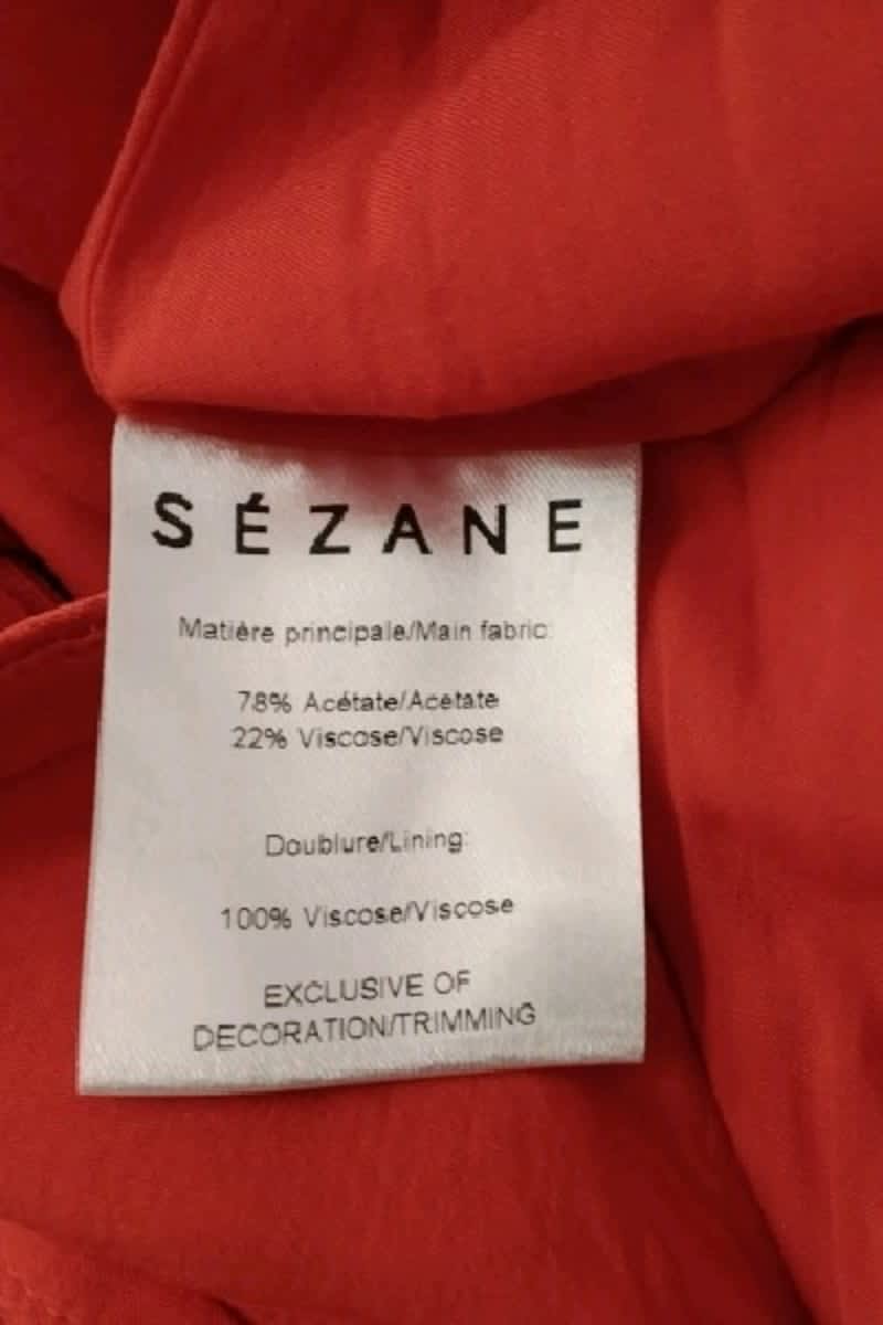 Robe Sézane  Rouge