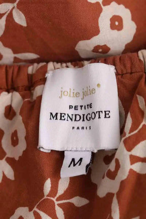 Top Petite Mendigote Marron en Coton