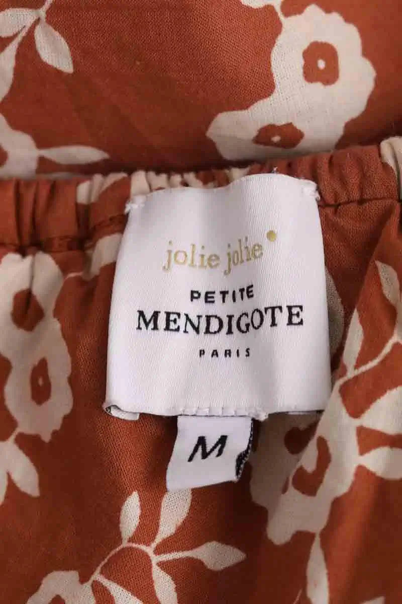 Top Petite Mendigote Marron en Coton