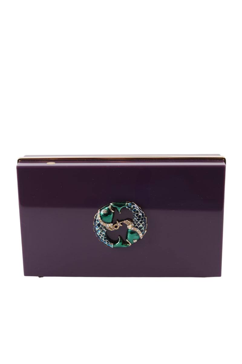 Pochette Charlotte Olympia  Violet