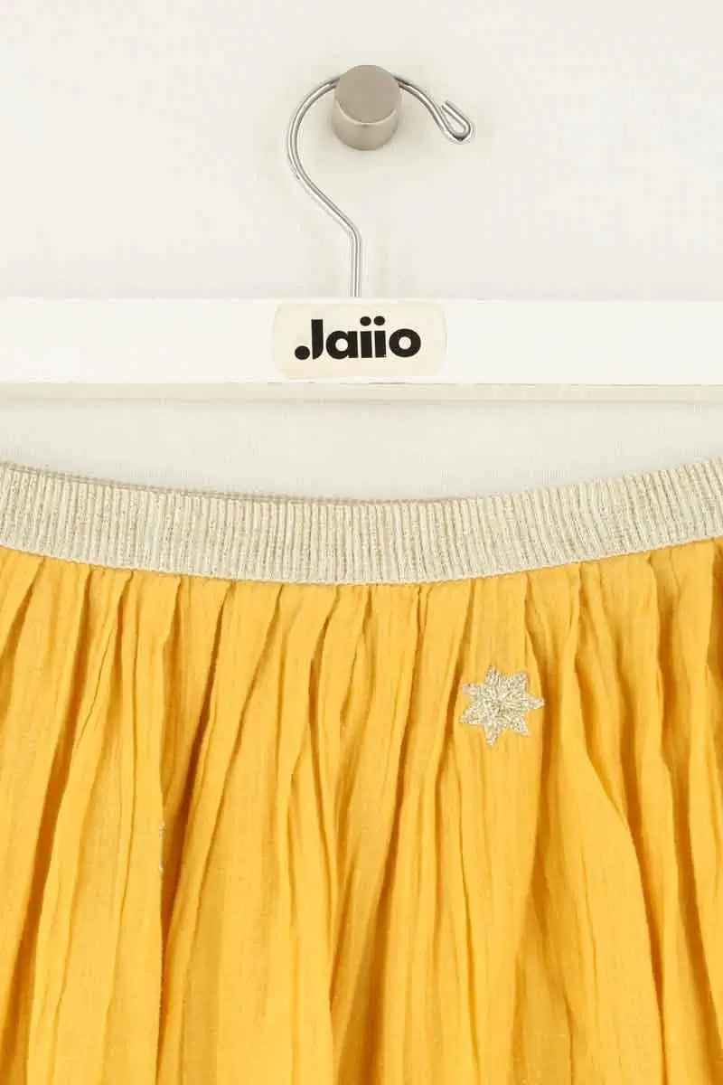 Jupe Des Petits Hauts Jaune en Coton