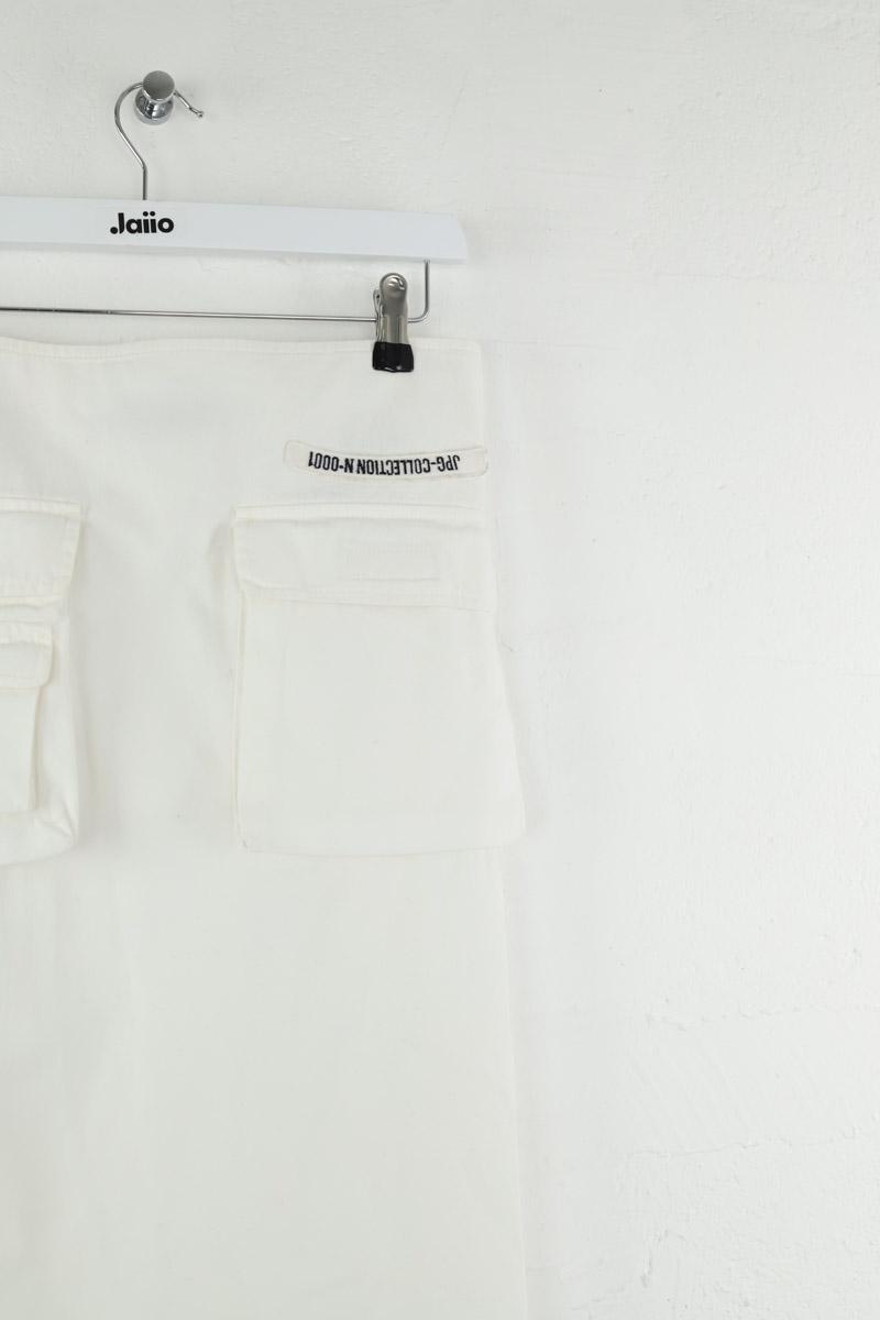 Mi-longueur Jean Paul Gaultier  Blanc