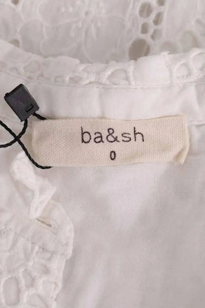 Chemise Ba&Sh Blanc en Coton