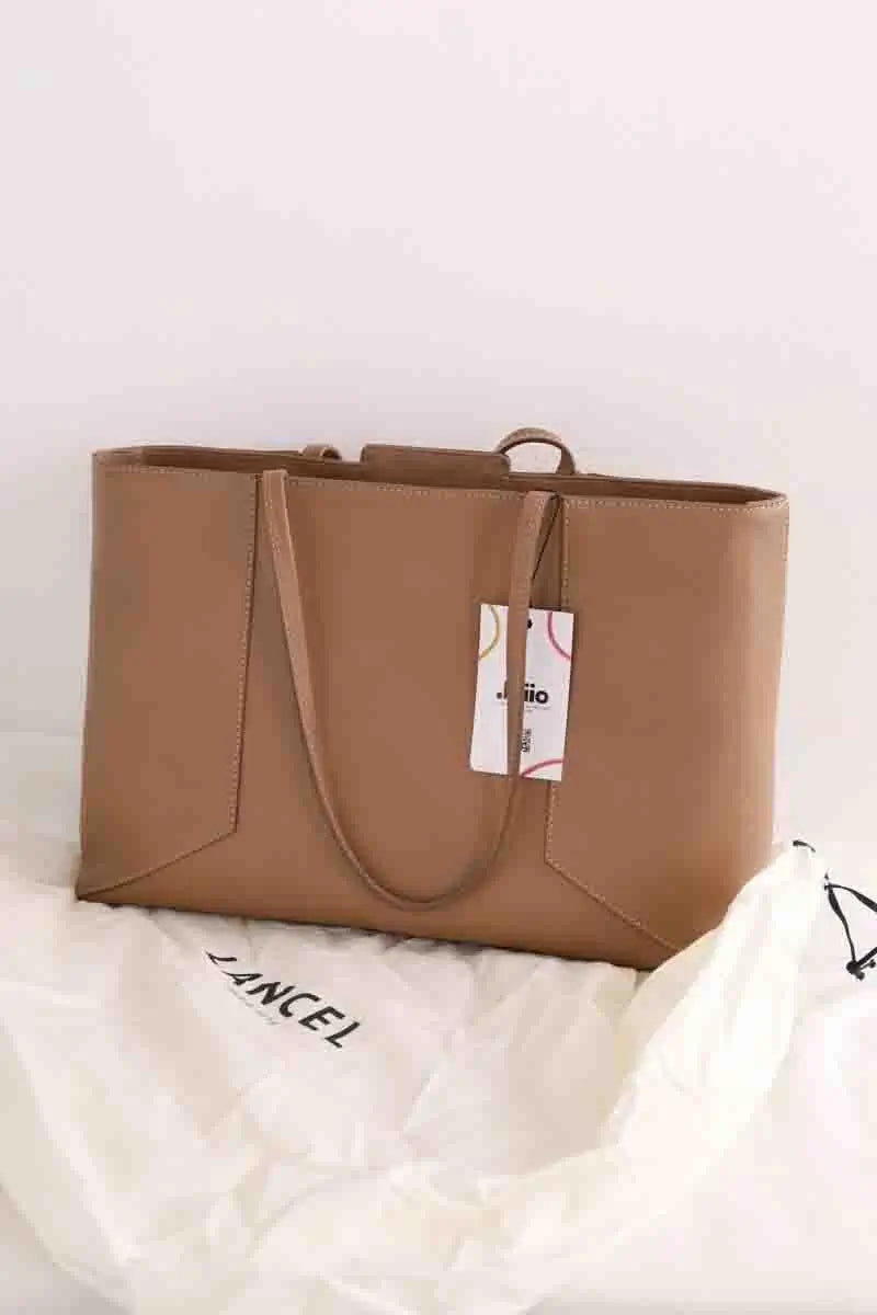 Cabas Lancel Marron en Cuir