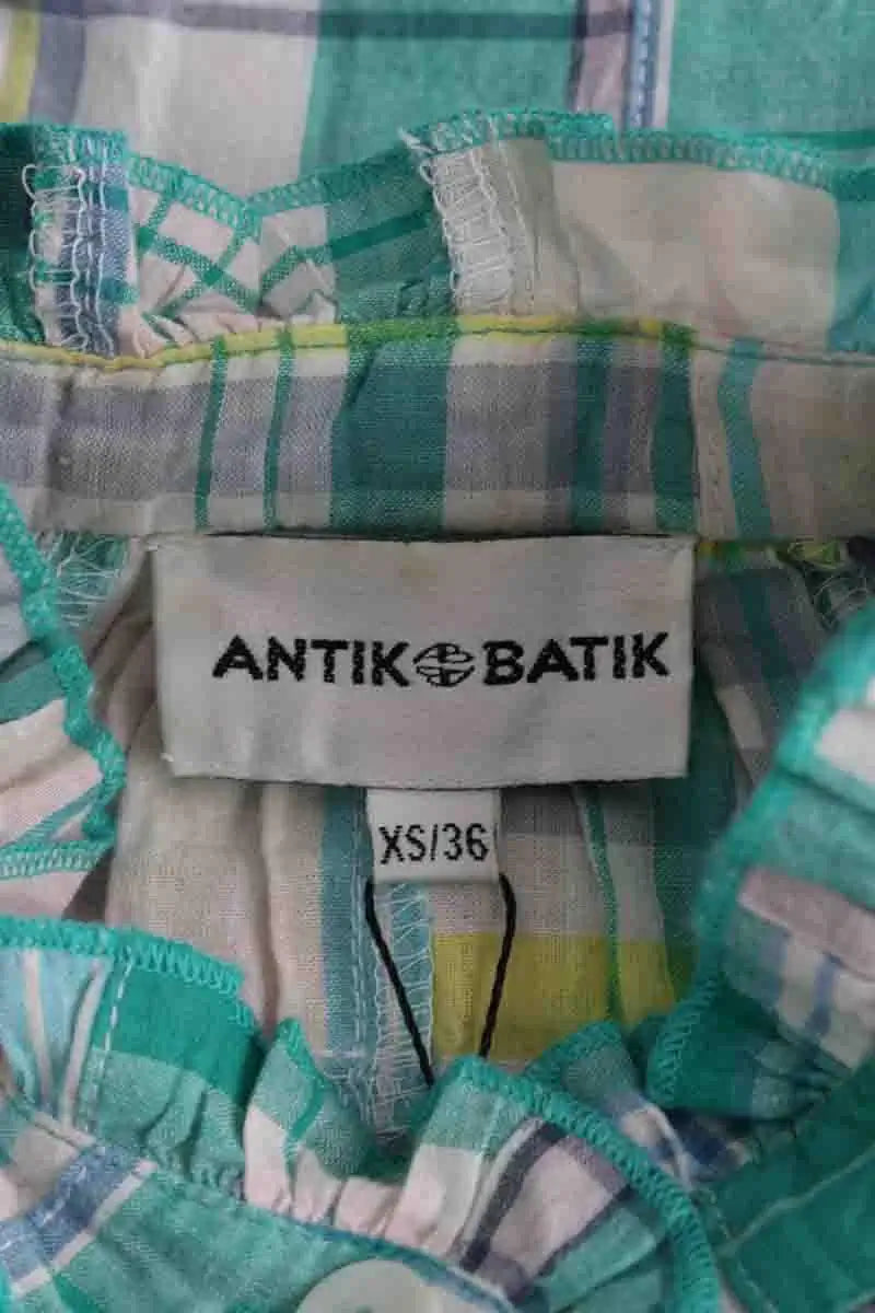 Chemise Antik Batik Bleu en Coton