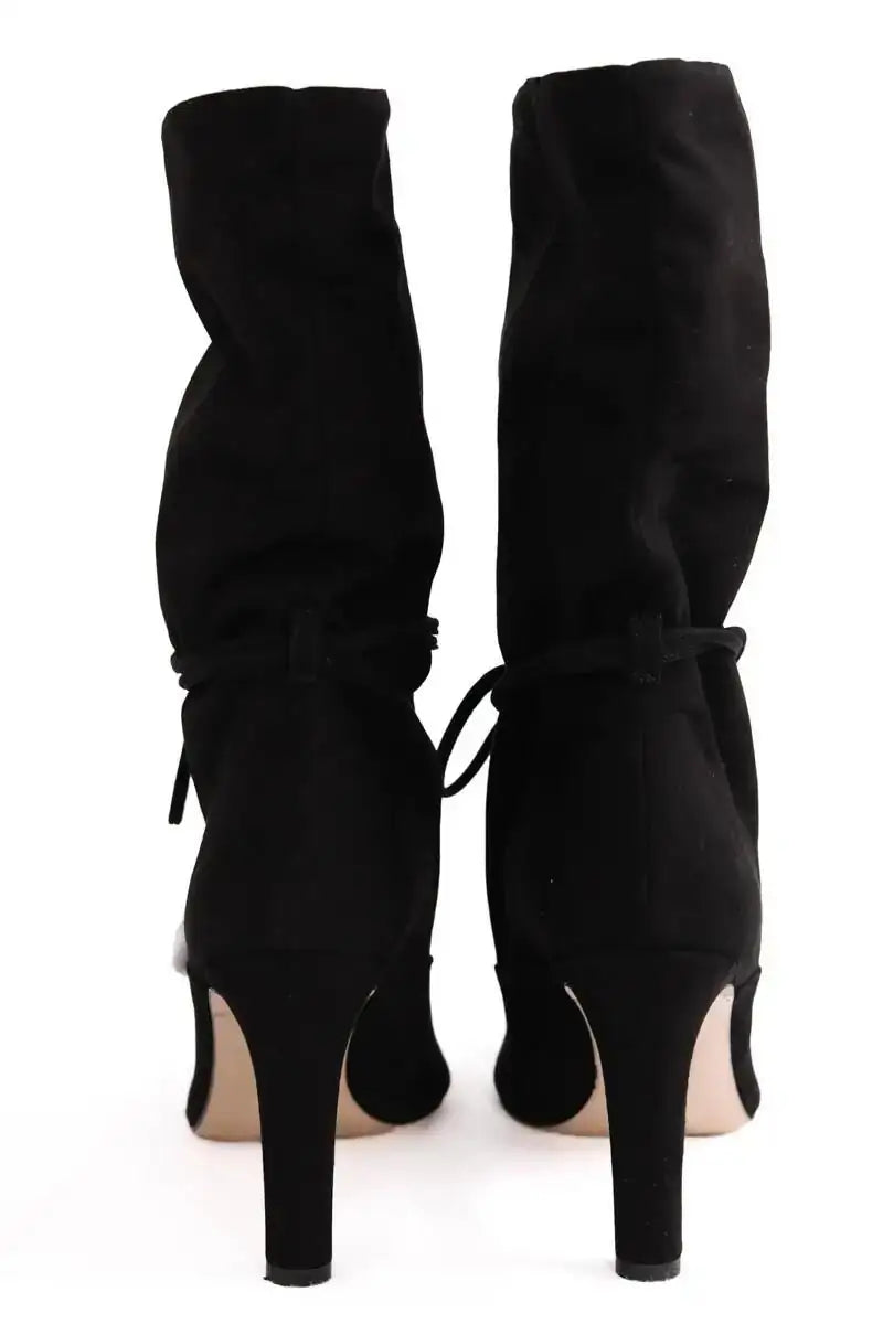 Boots LK Bennett Eliza Noir en Daim