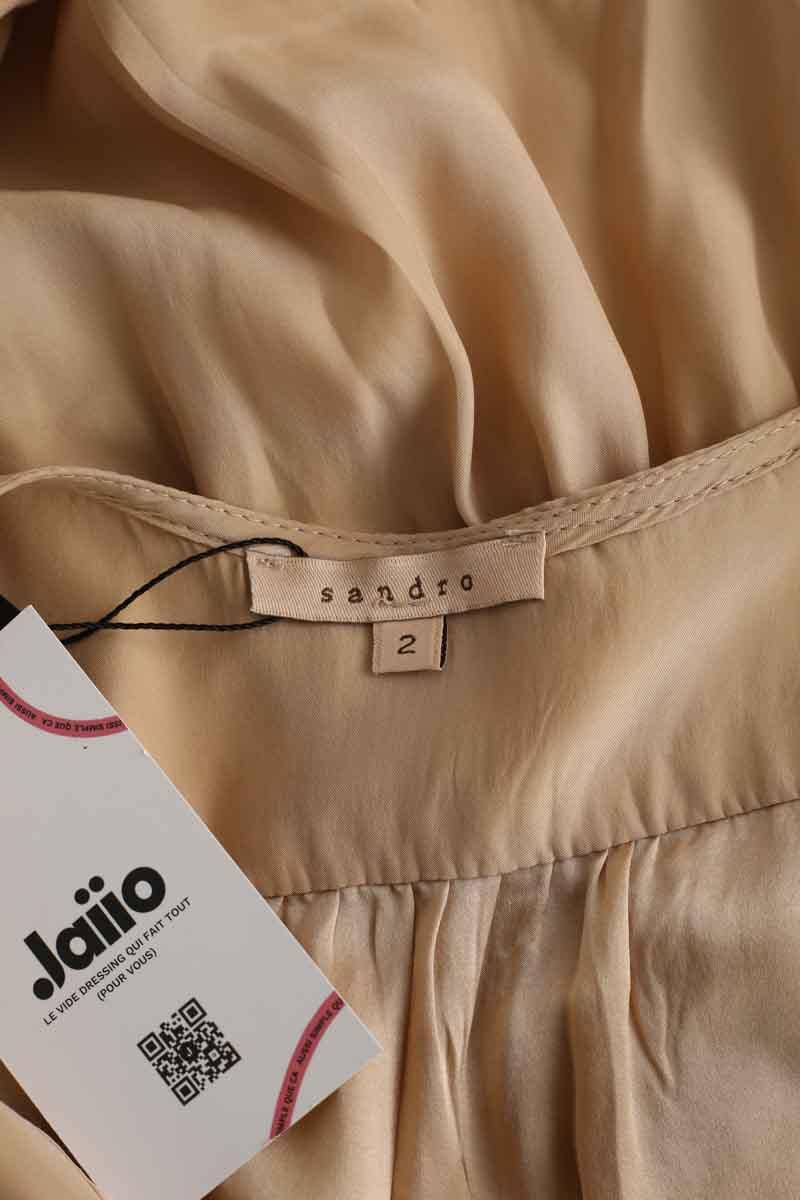 Mi-longueur Sandro  Beige