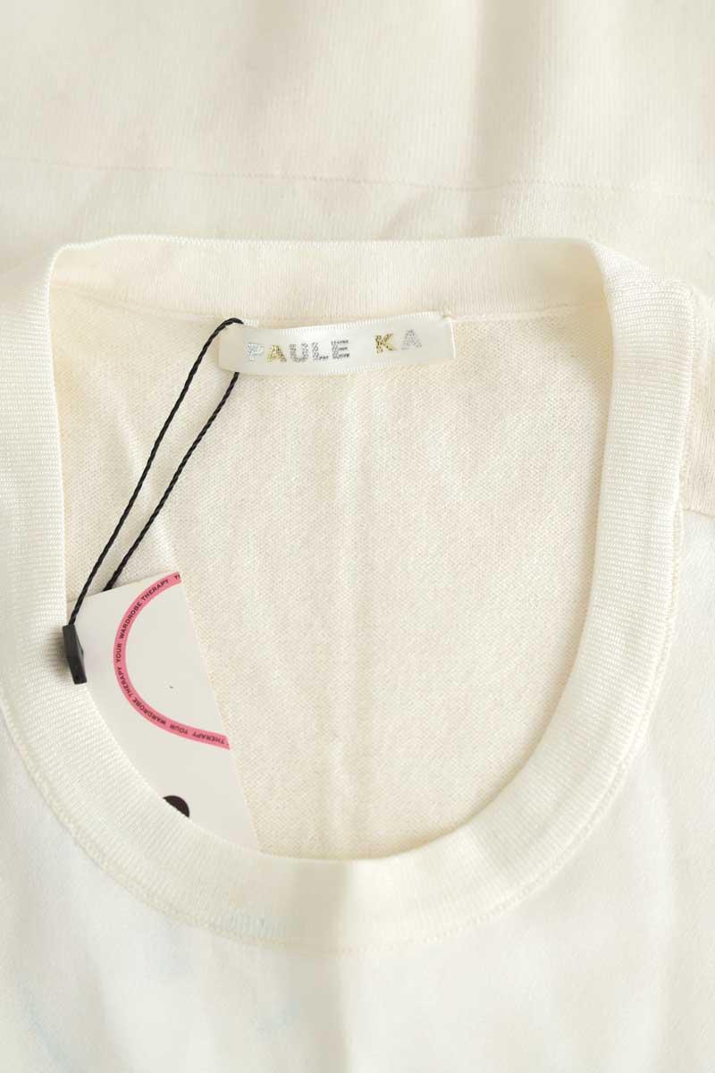 Tops sans manche Paule Ka  Blanc