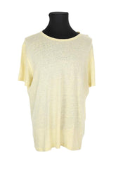 T-shirt Majestic Filatures  Jaune