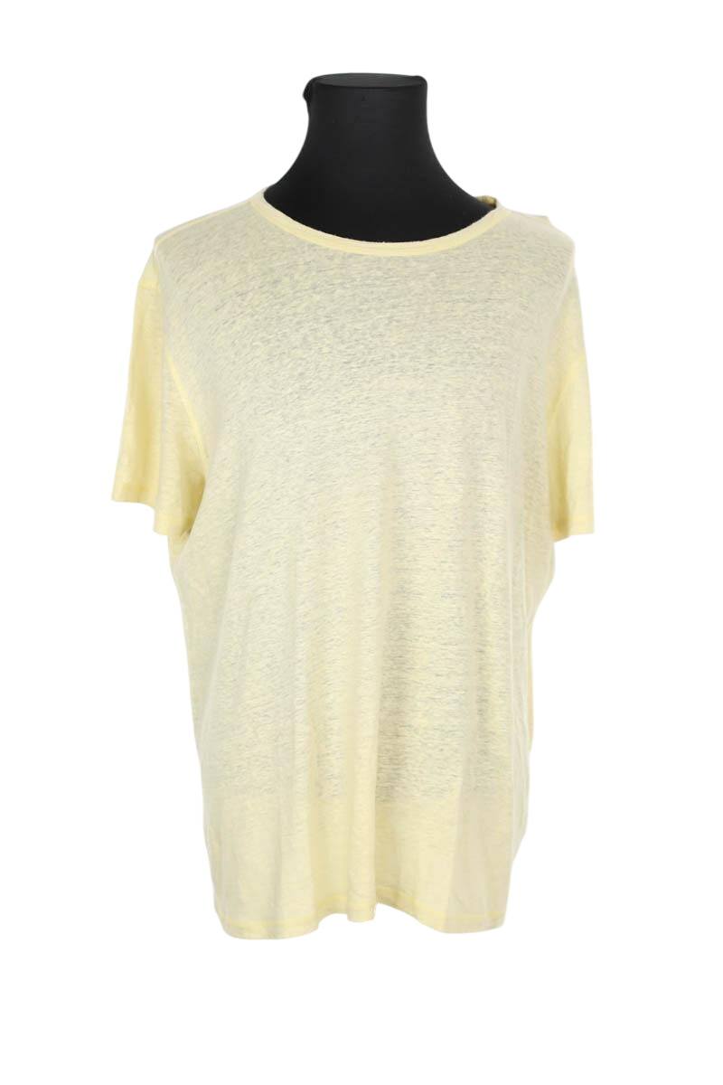 T-shirt Majestic Filatures  Jaune