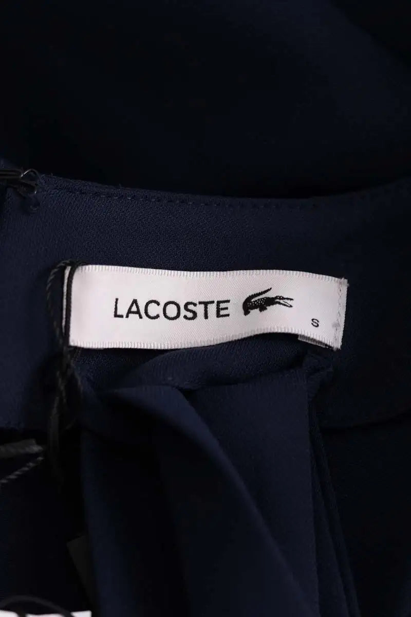 Robe Lacoste Bleu en Synthétique