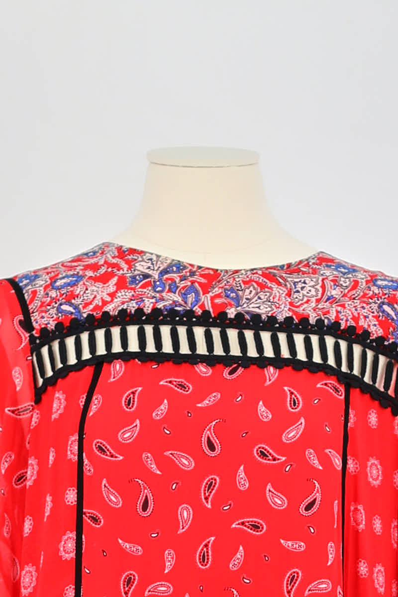 Maxi Claudie Pierlot  Rouge