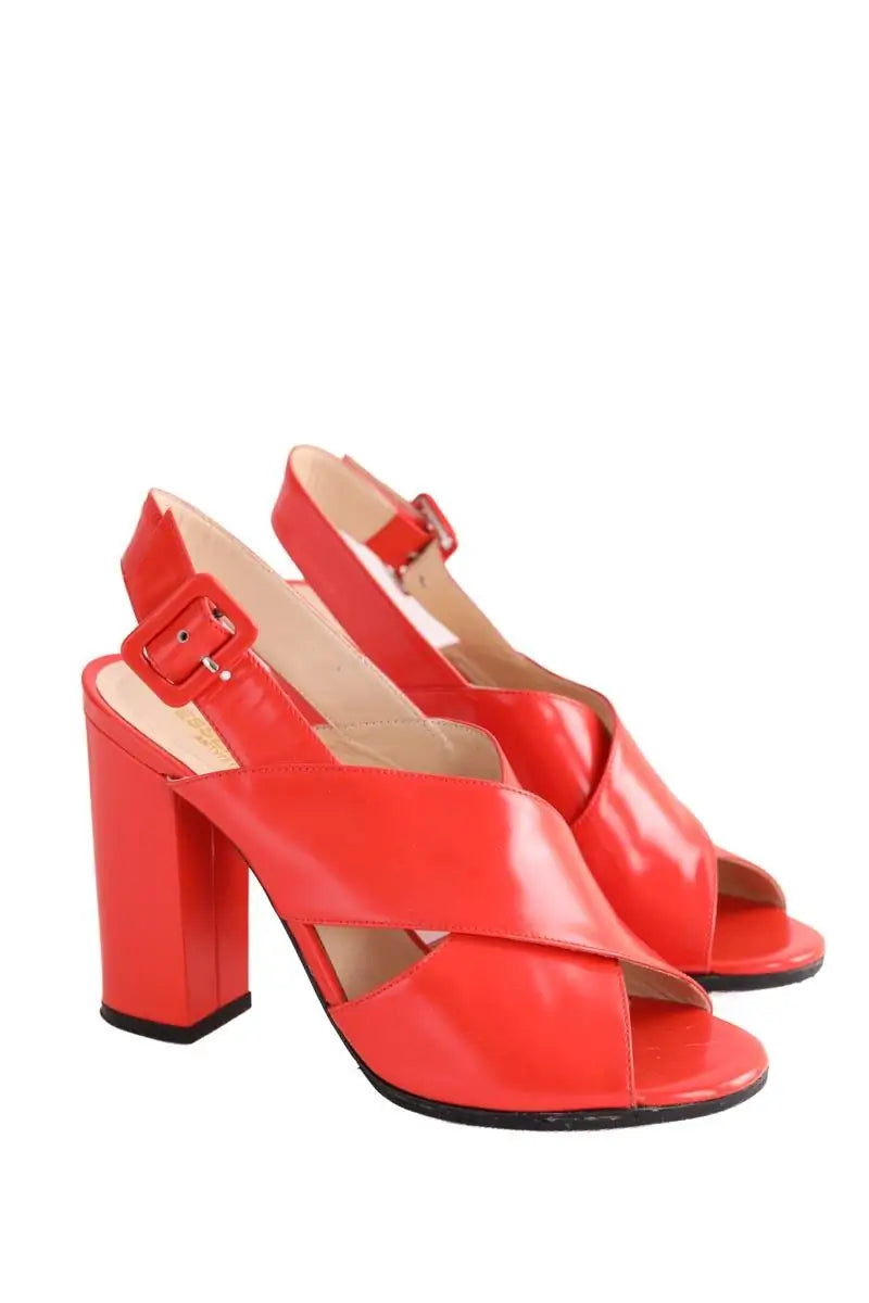 Talons Essentiel Antwerp Orange en Cuir