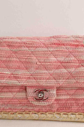 Sac porté épaule Chanel Timeless/Classique Rose