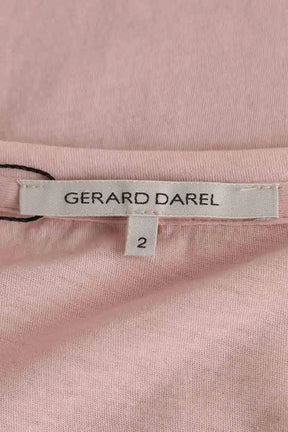 T-shirt Gerard Darel Rose en Coton
