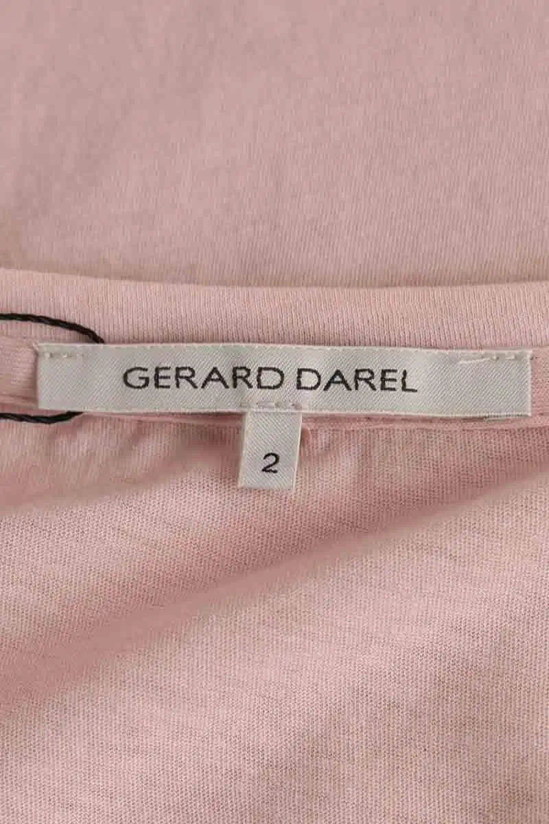 T-shirt Gerard Darel Rose en Coton