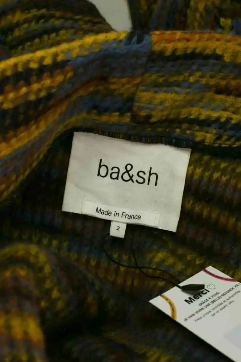 Manteau Ba&Sh Multicolore en Laine