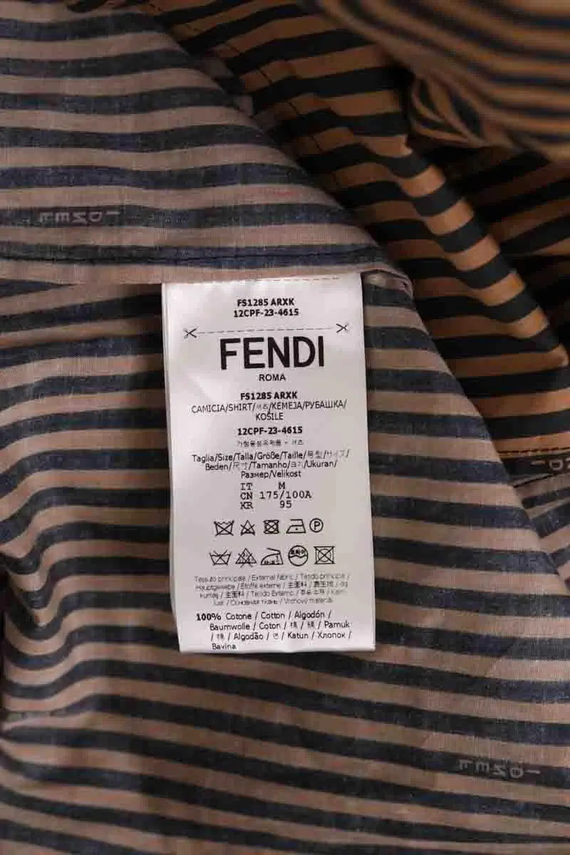 Chemise Fendi Marron en Coton