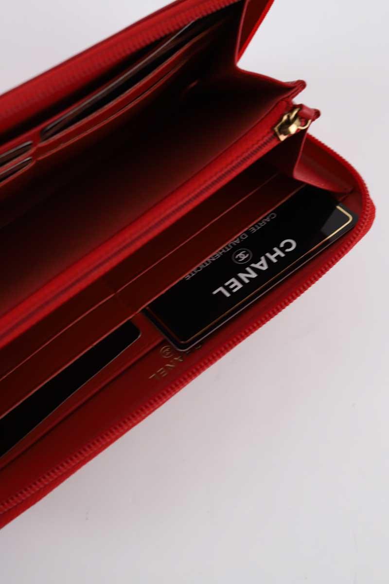 Porte-cartes Chanel  Rouge