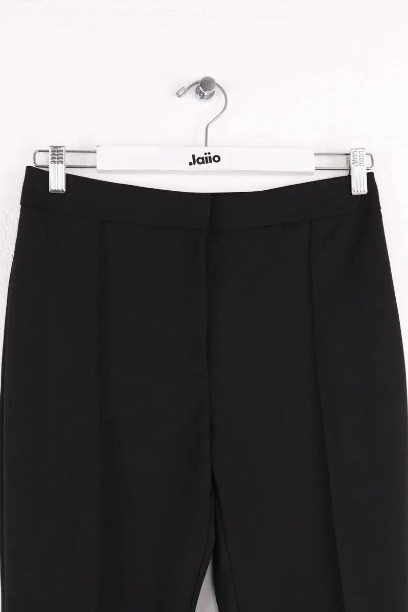 Pantalon droit Lacoste Noir en Synthétique