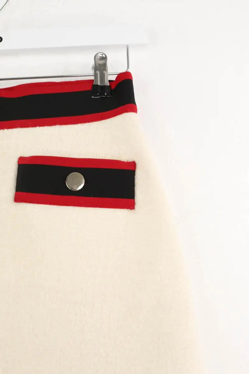 Mini jupe Maje  Blanc