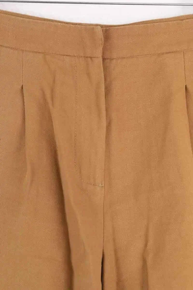 Mini short Vanessa Bruno Camel en Coton